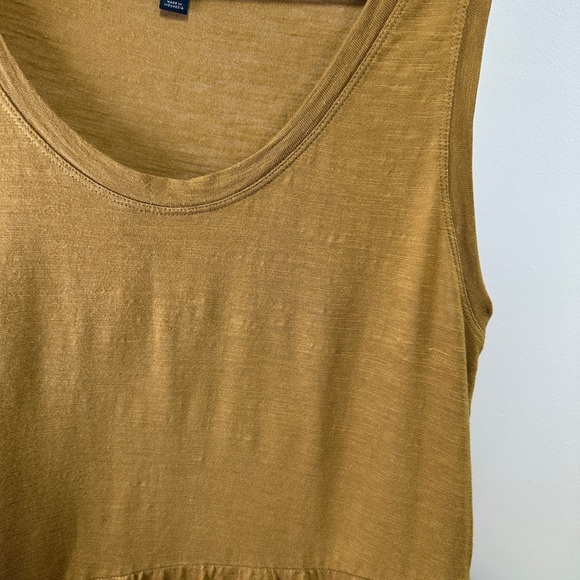 GAP | Sleevless Tiered Ruffle Midi Dress | Loose Fitting Dress - Picture 7 of 9